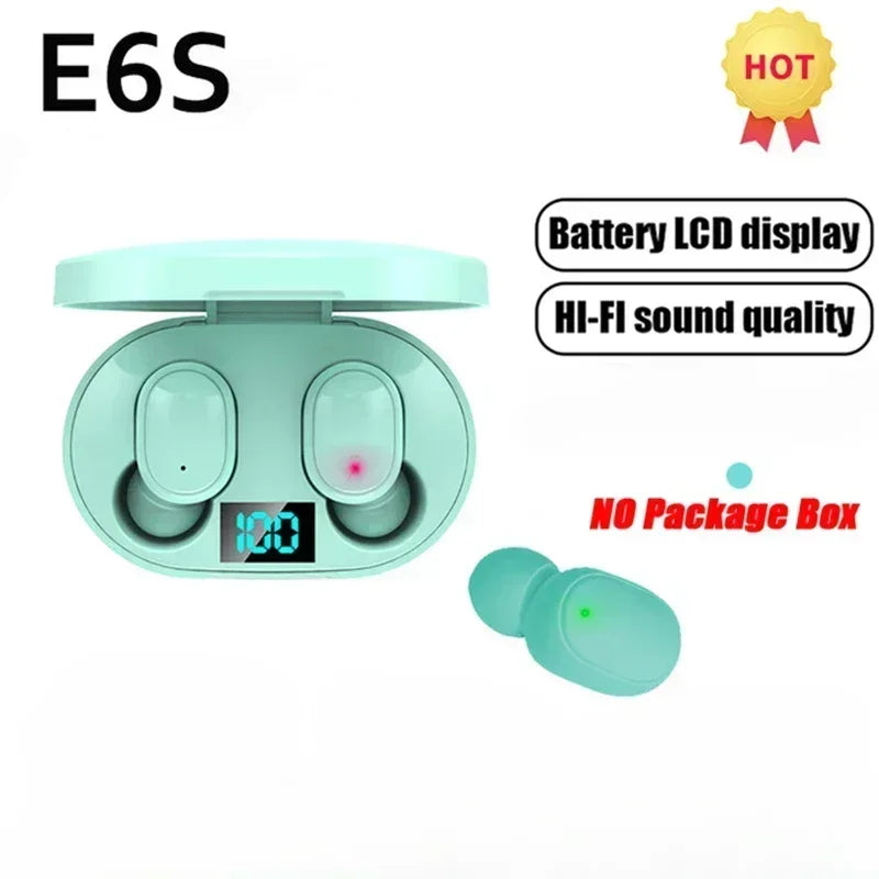 E6S noise-cancelling wireless earbuds