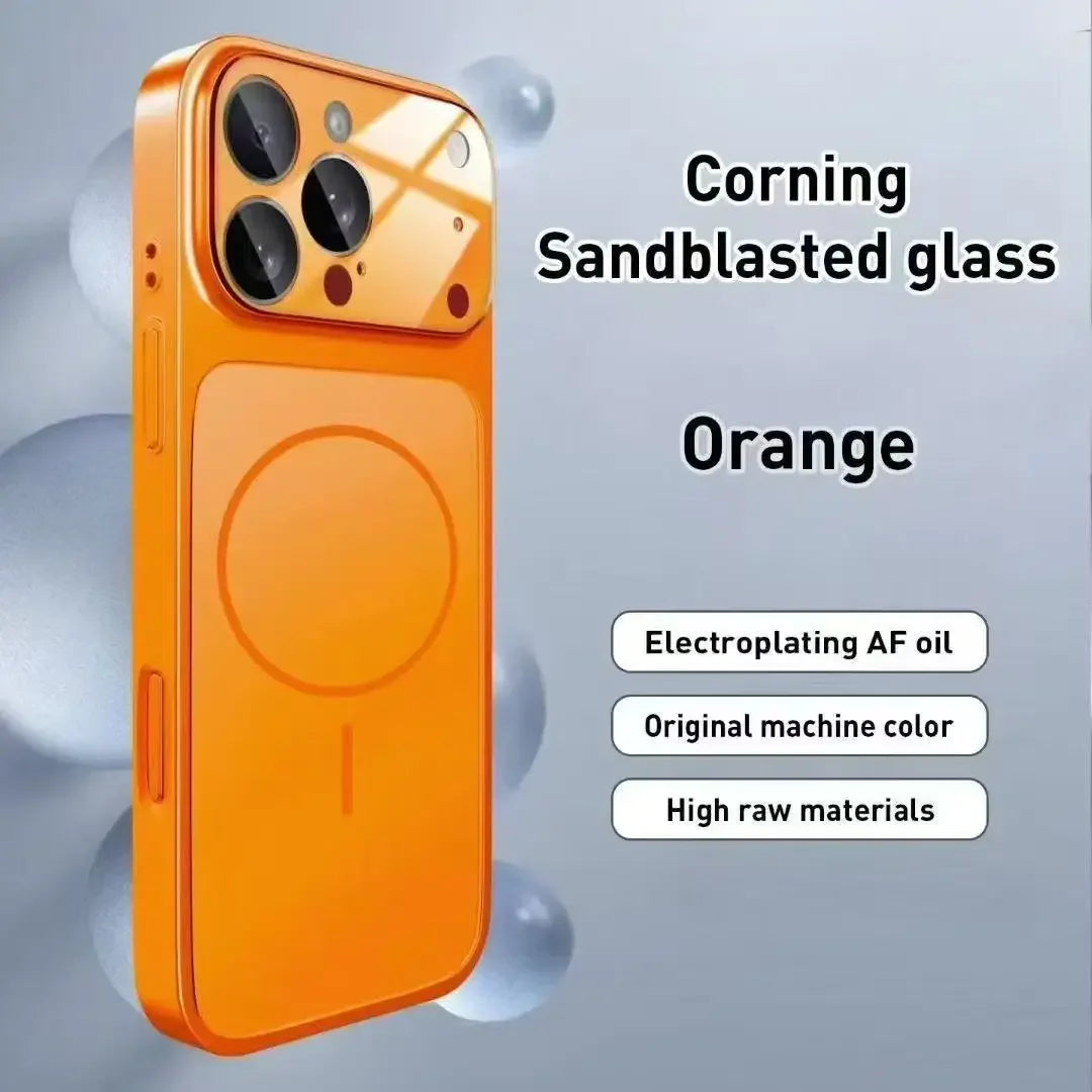 Frosted Glass MagSafe Case