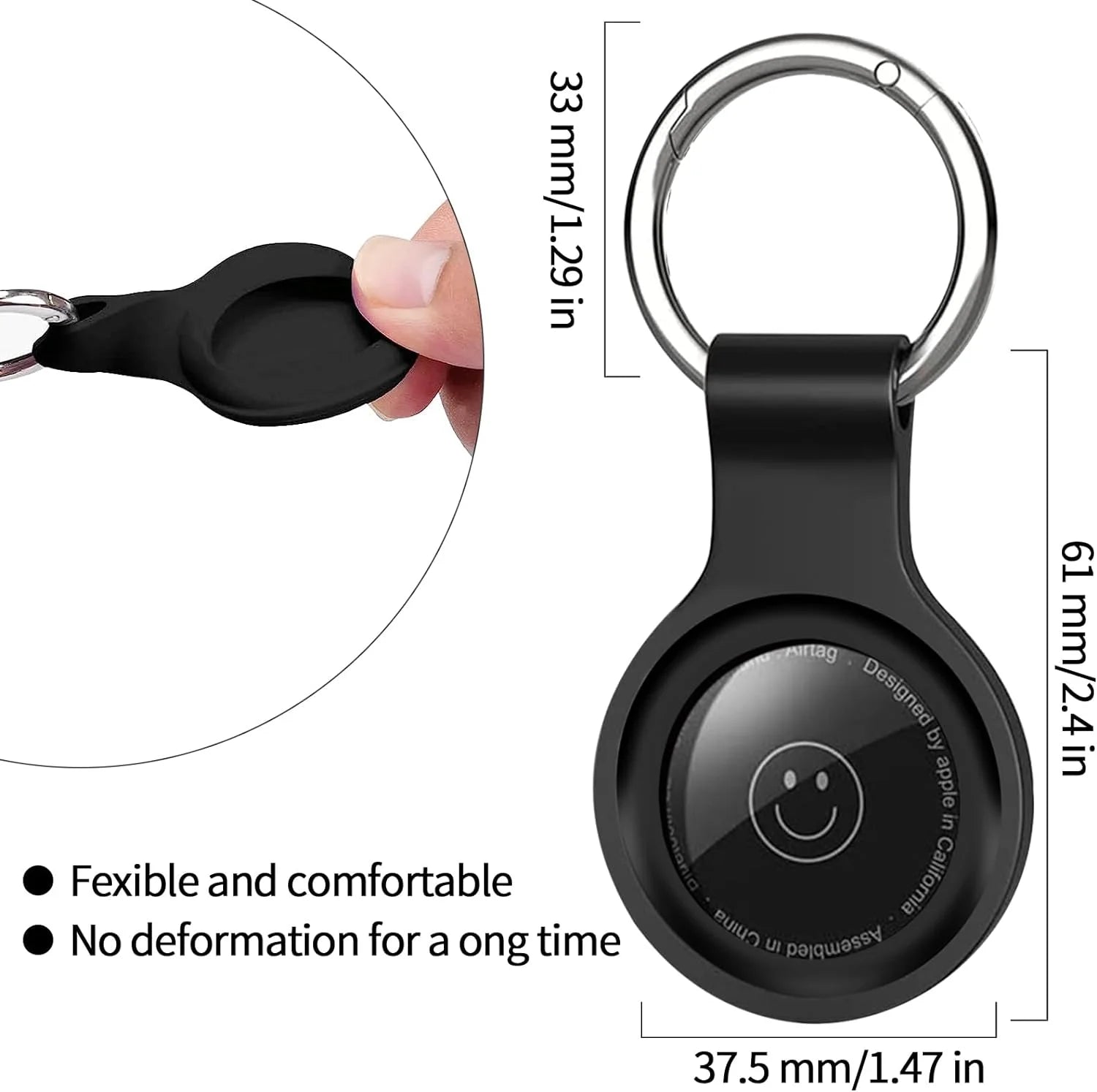 Silicone AirTag Collar Case