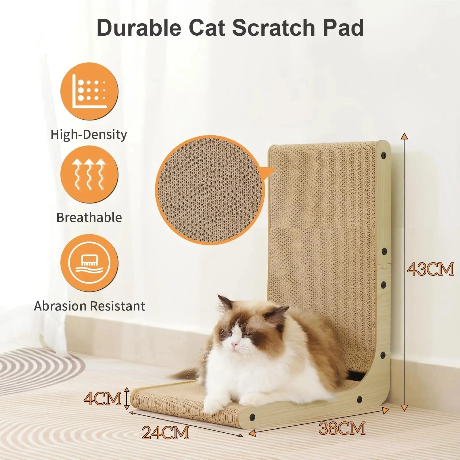 L-Shape Cardboard Scratcher