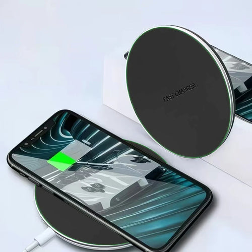 30W Fast Wireless Charger Pad For IPhone17 16 15 14 13 X Pro Max 8 Samsung Galaxy S23 Xiaomi Wireless Charging Station Chargers
