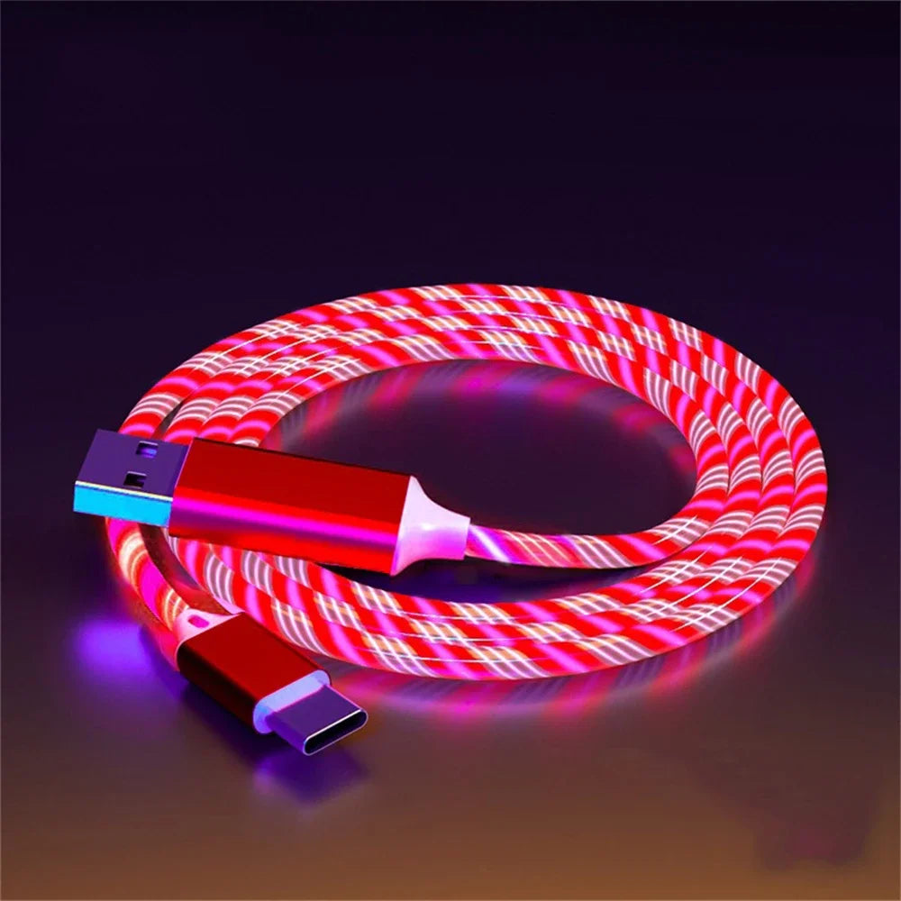 Glowing LED Fast-Charge Cable