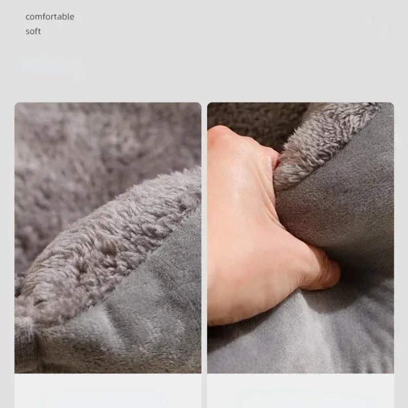 Plush Winter Pet Bed