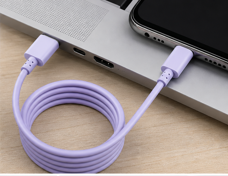 30W Multi-Color Charging Cable