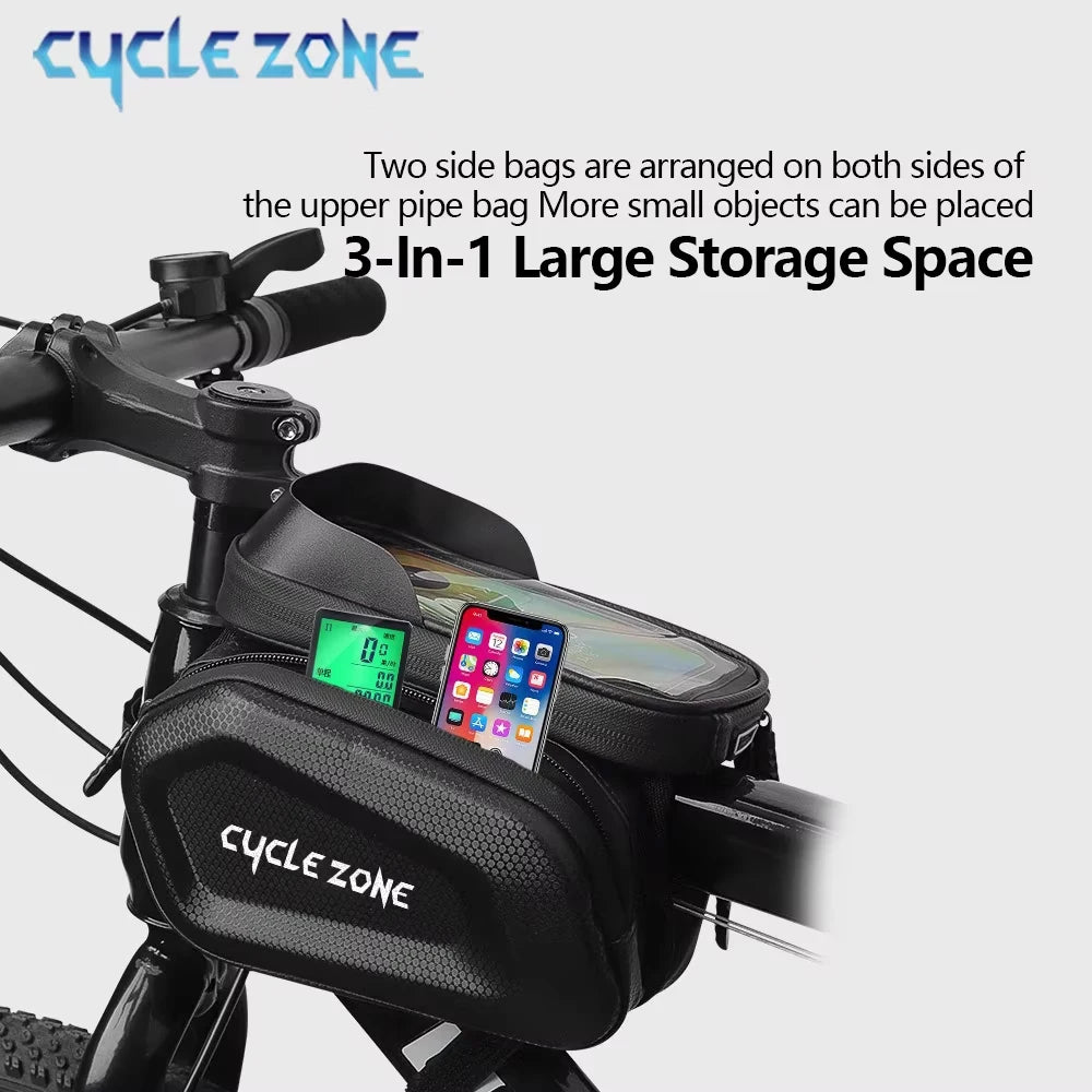Touchscreen Bike Frame Bag