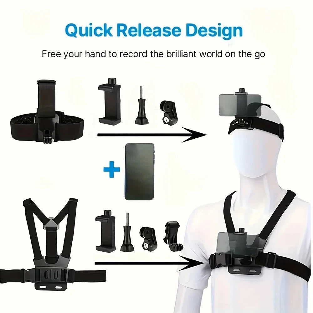 Action Camera Strap Kit