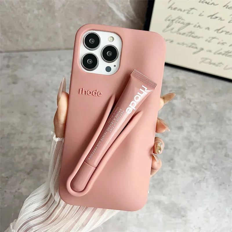 Lip Gloss Silicone iPhone Case
