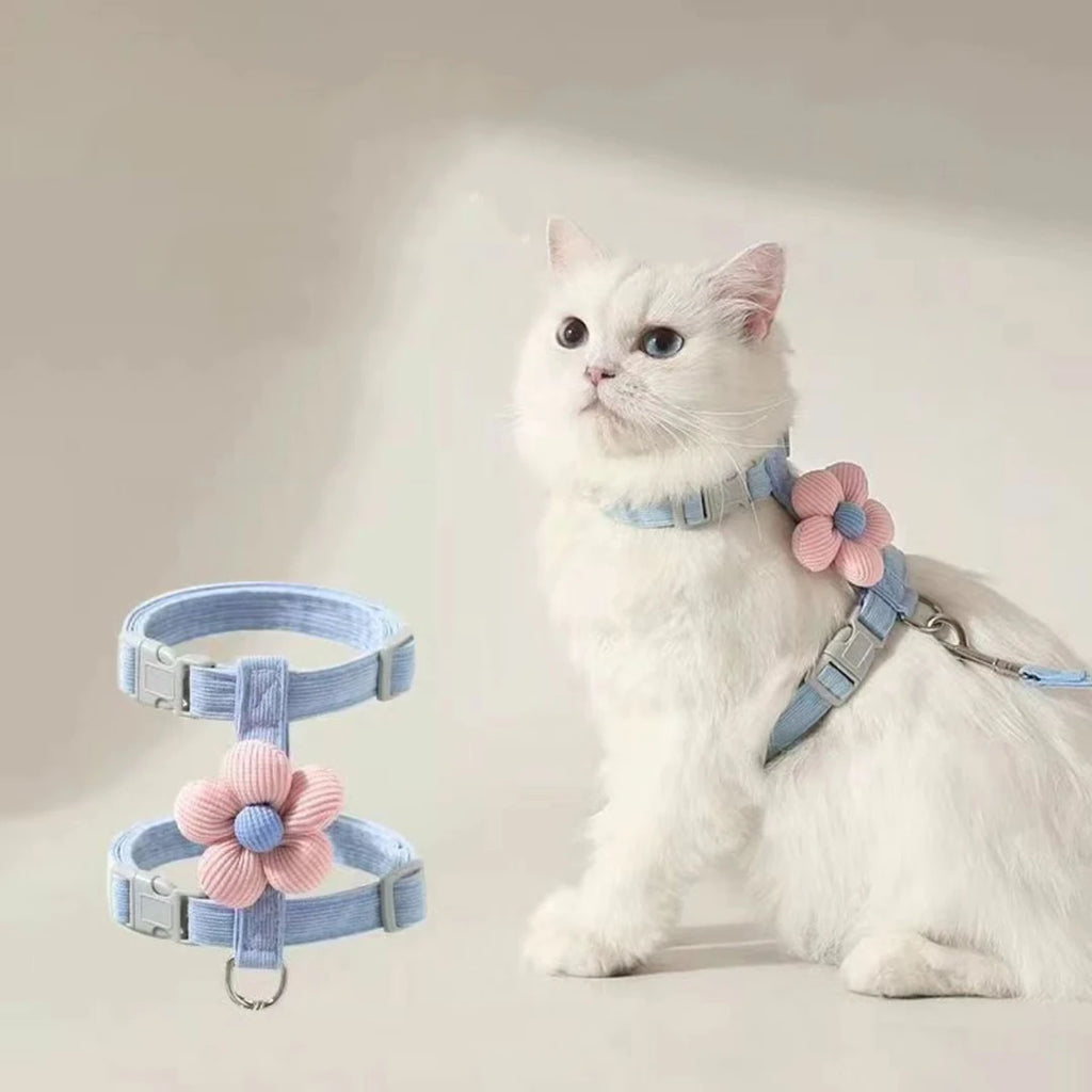 Breathable Cat Harness Set