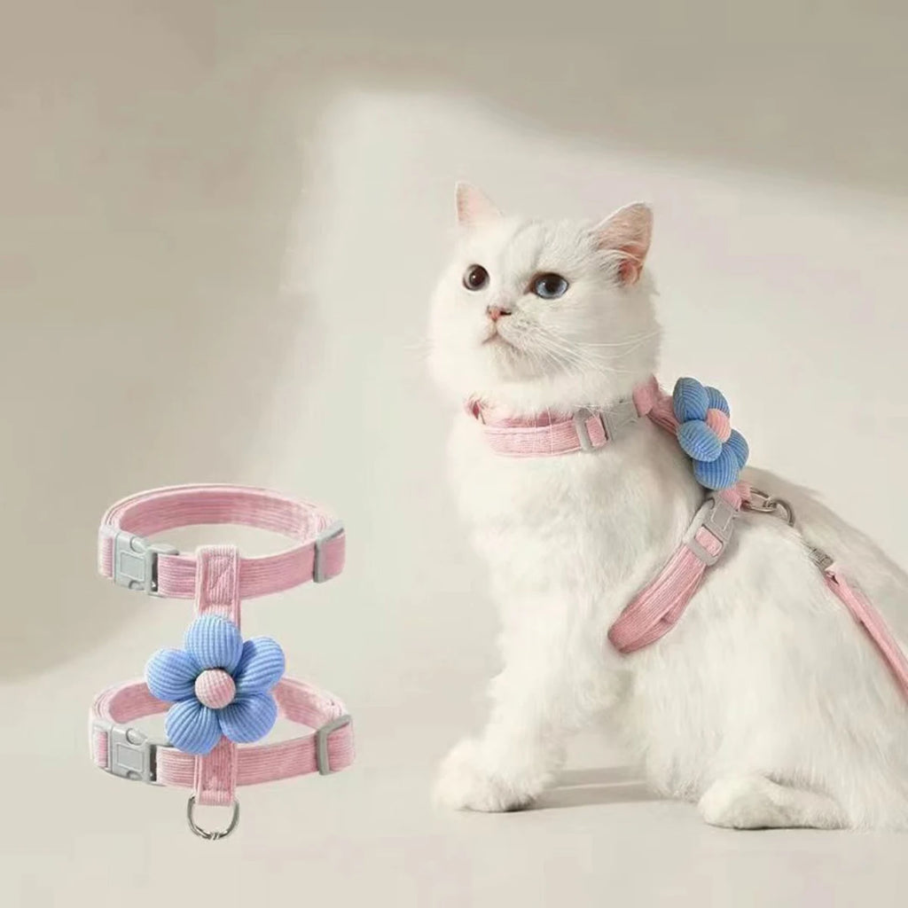 Breathable Cat Harness Set