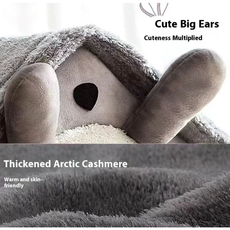 All Season Dog House Style Bed - Removable Washable Pet Bed for Small Dogs Teddy Winter Warm Cat Dog House