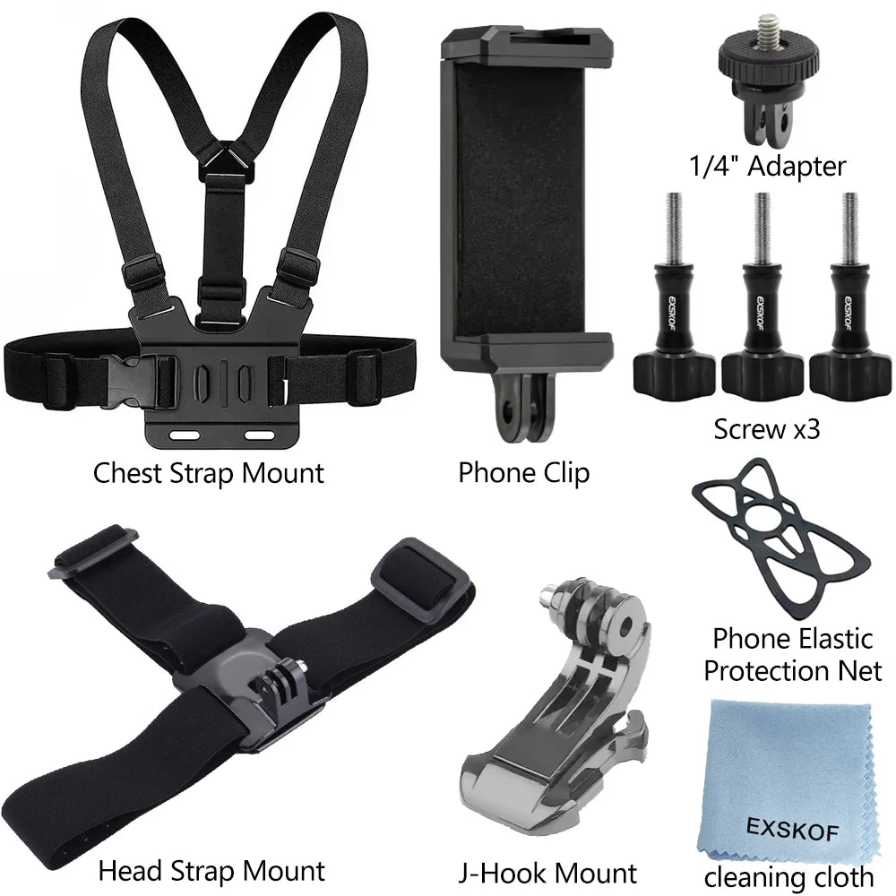 Action Camera Strap Kit