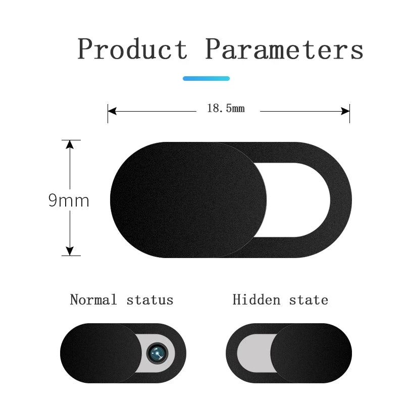100/20/10/5/1pcs Sliding Webcam Cover Laptop Camera Cover Slider Phone Antispy For iPad Macbook Tablet Lenses Privacy Sticker