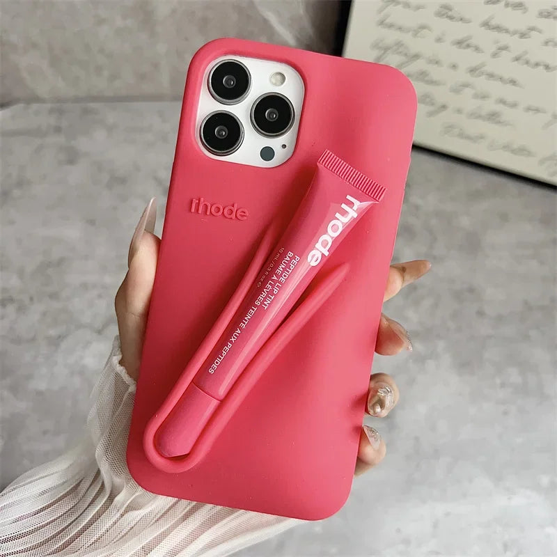 Lip Gloss Silicone iPhone Case