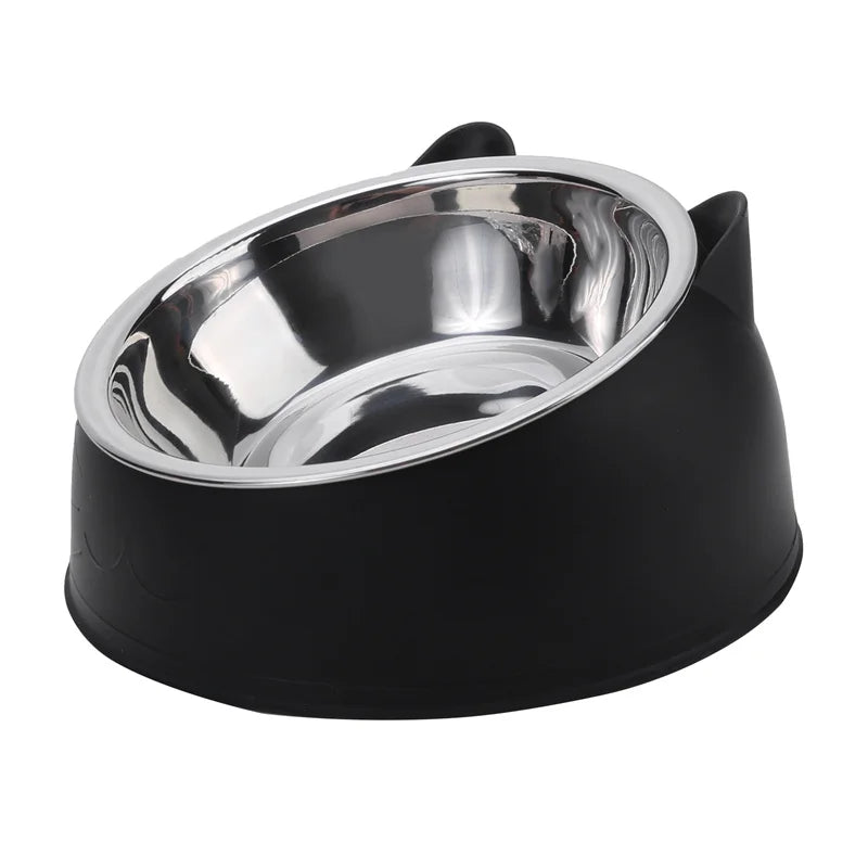 Inclined Stainless Pet Bowl