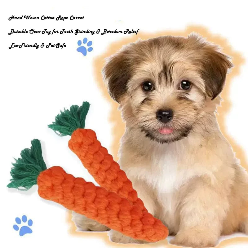 Carrot Rope Chew Toy