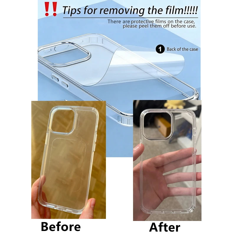 Clear Acrylic Shockproof Case