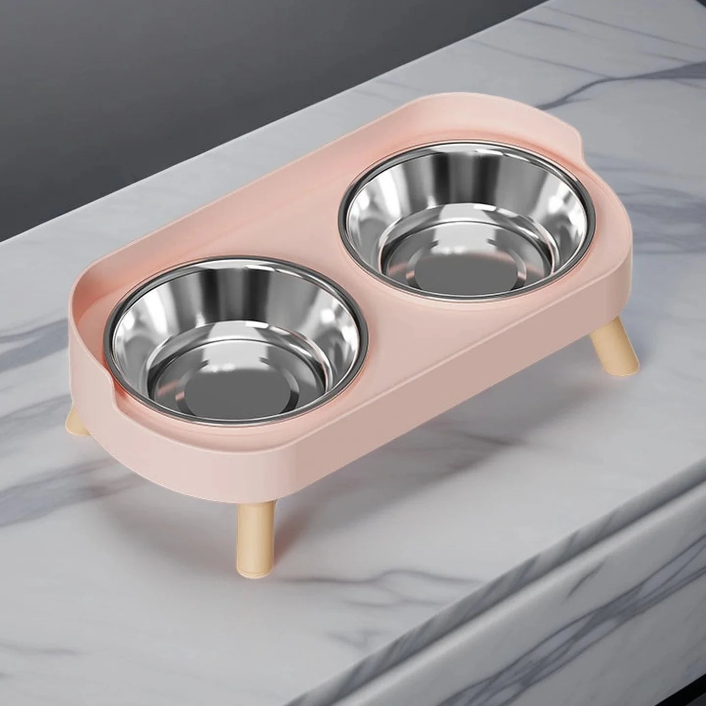 Dual Bowl Feeding Station