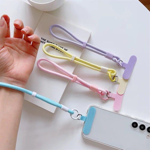Colorful adjustable wrist strap for phone