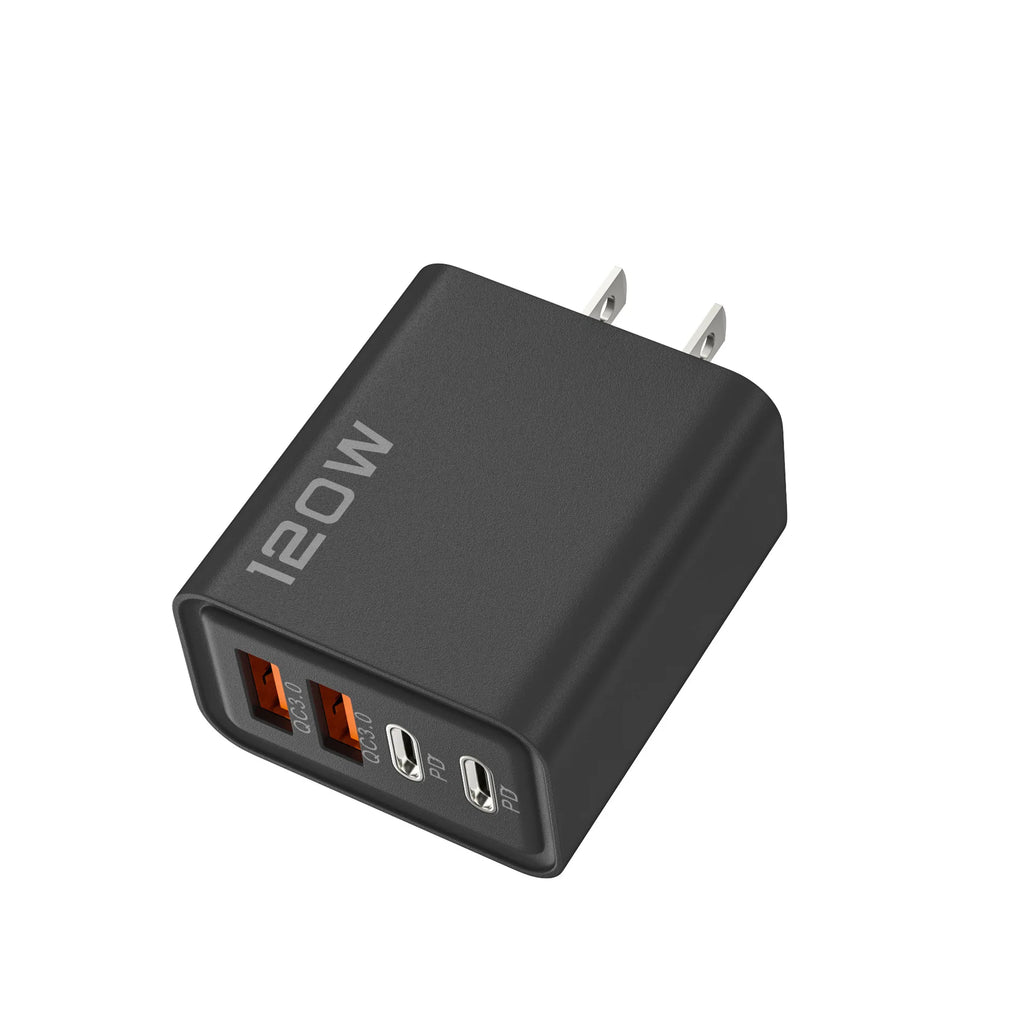 120W Type C Charger PD Fast Charging Phone Power Adapter For iPhone Samsung Xiaomi Quick Charge 3.0 EU/US/UK Plug Travel Charger