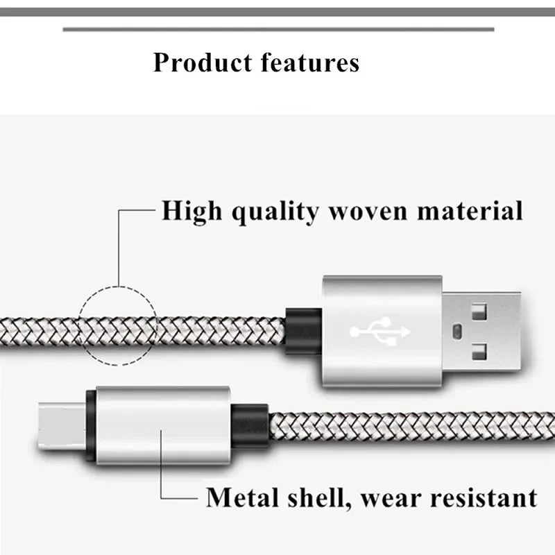 Braided Fast-Charge Cable