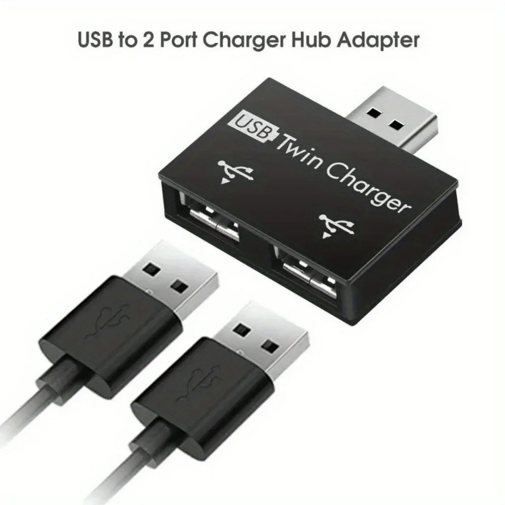 USB 2-Port Splitter Hub