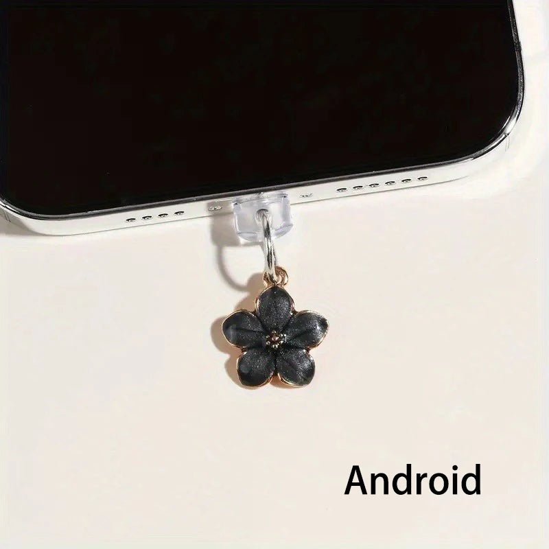 Flower Charm Dust Plug