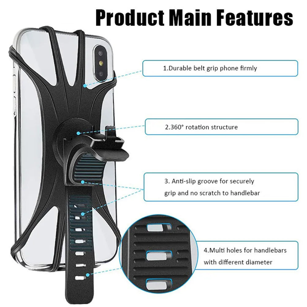 Elastic Silicone Bike Mount