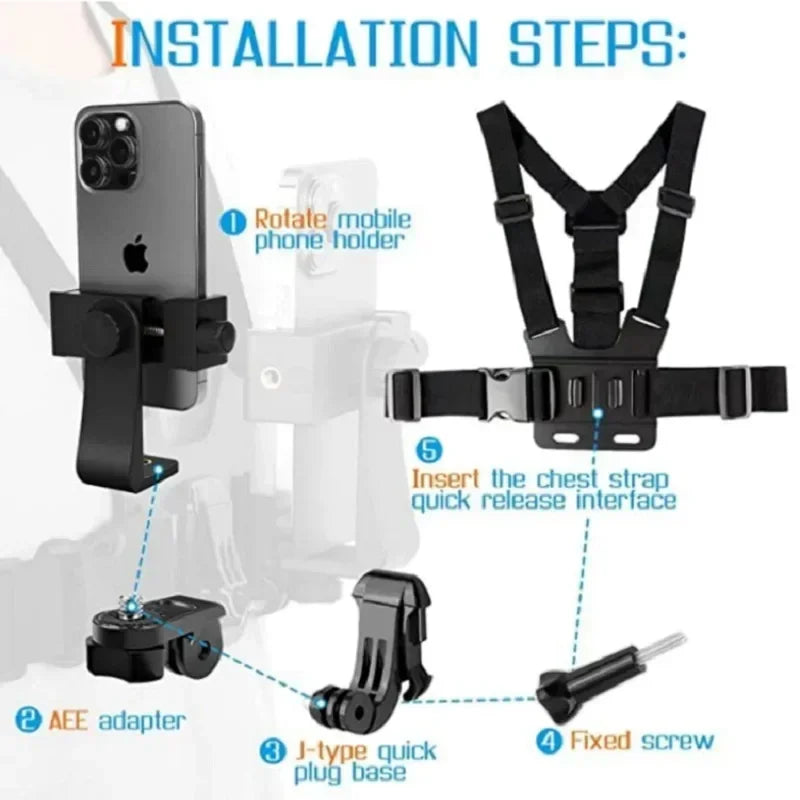 Chest Strap Phone Mount