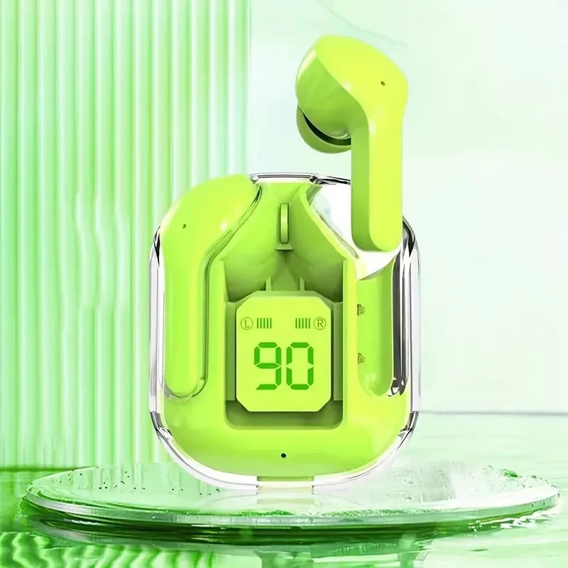 Transparent LED Wireless Earbuds