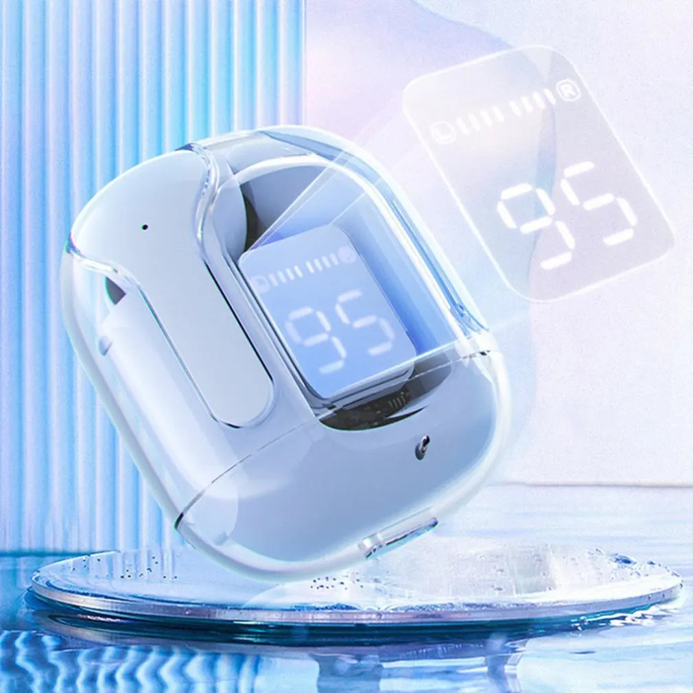 Transparent LED Wireless Earbuds