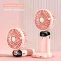 Rechargeable Neck Fan with Phone Stand