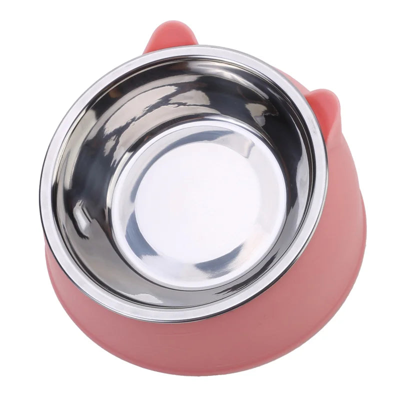 Inclined Stainless Pet Bowl
