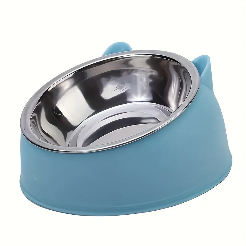 Neck-Guard Elevated Cat Bowl