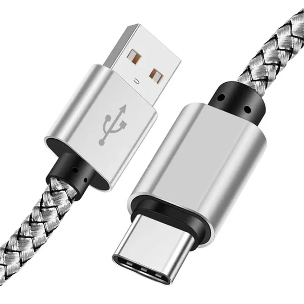 Braided USB-A to USB-C Cable