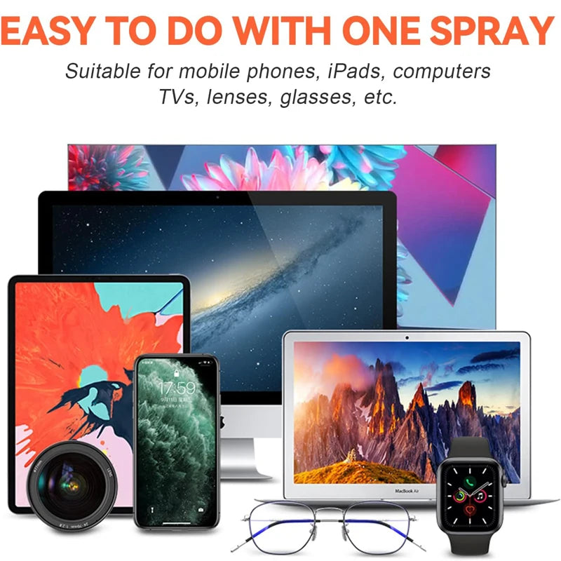 Screen Cleaner Spray & Cloth Kit