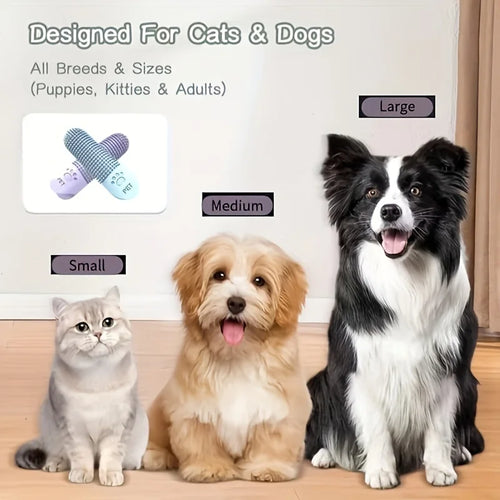 Soft silicone 360-degree finger toothbrush for pets