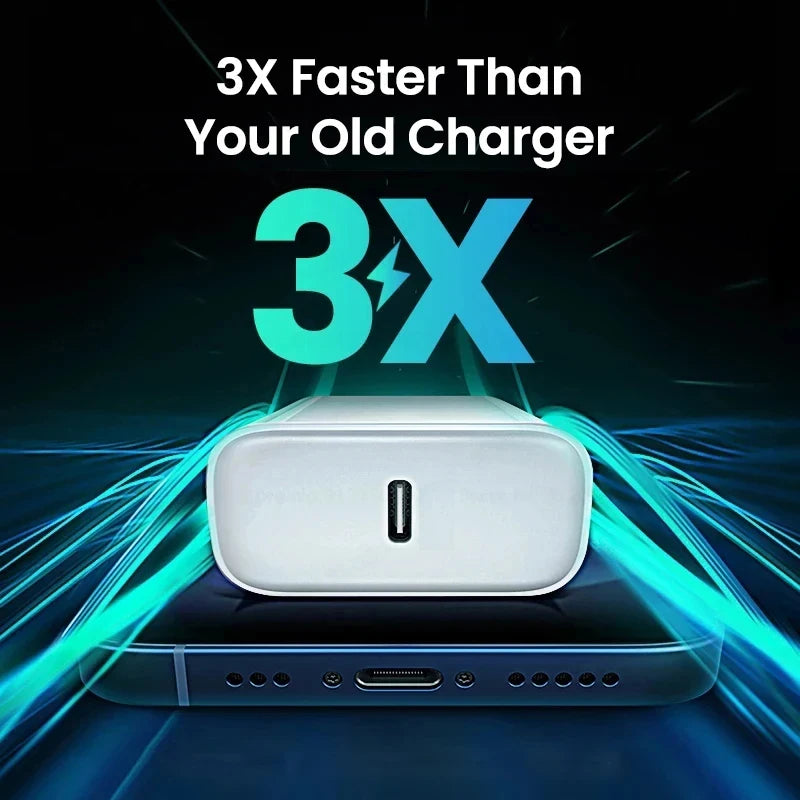 PD 40W Fast Charger For iPhone 15 11 12 13 14 16 Pro Max Quick Charging Cable For iPhone 16 15 14 Plus Charger Phone Accessories
