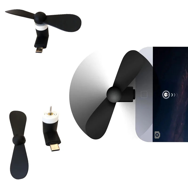 Portable USB Phone Fan