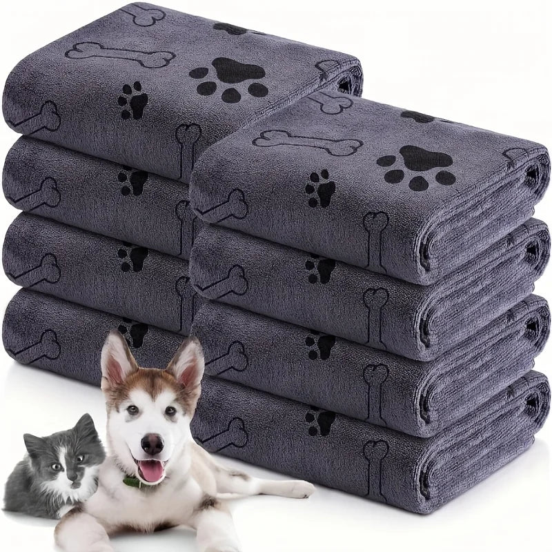 Quick-drying microfiber towel for pets