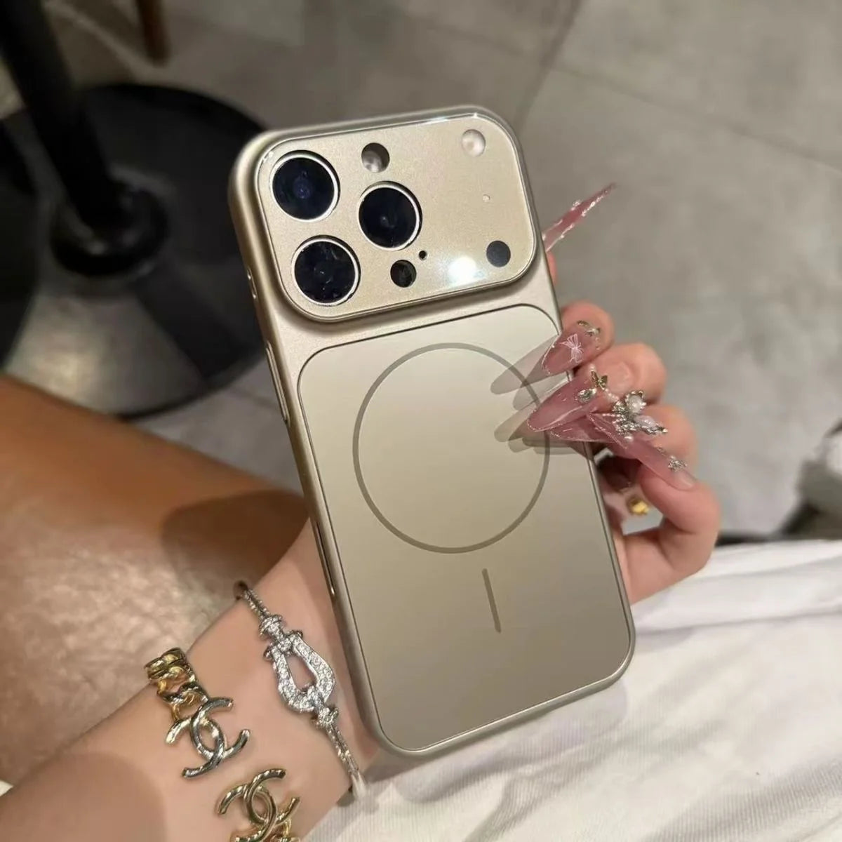 Frosted Glass MagSafe Case