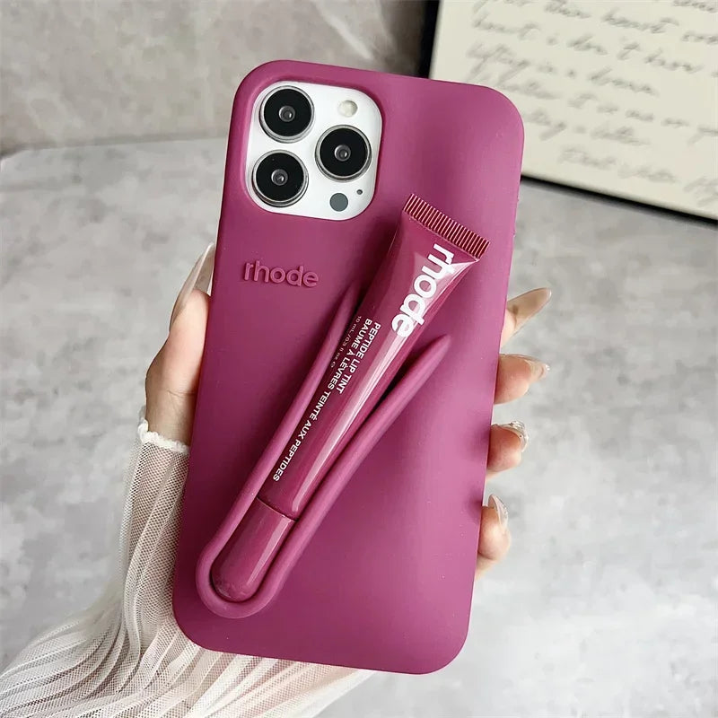 Lip Gloss Silicone iPhone Case