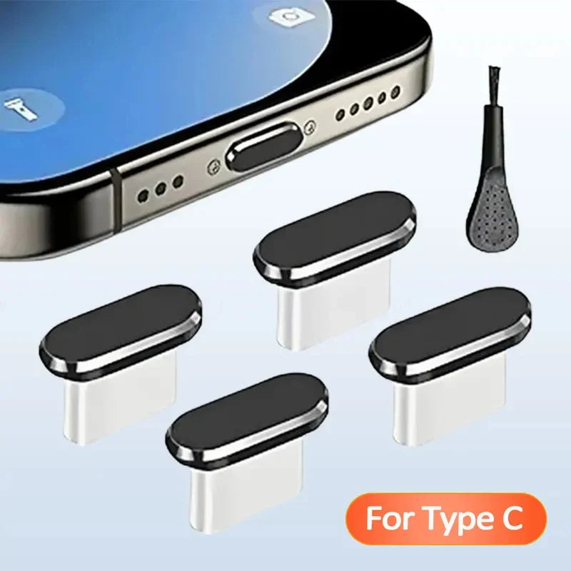 USB-C Dust Plug & Brush Set