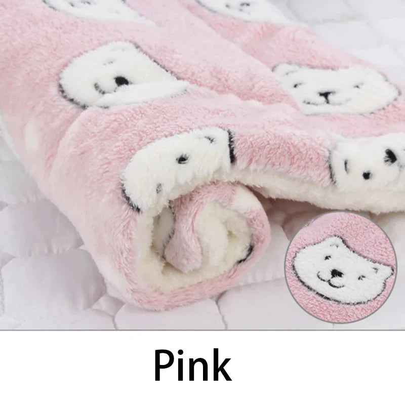 Cozy Flannel Dog Bed
