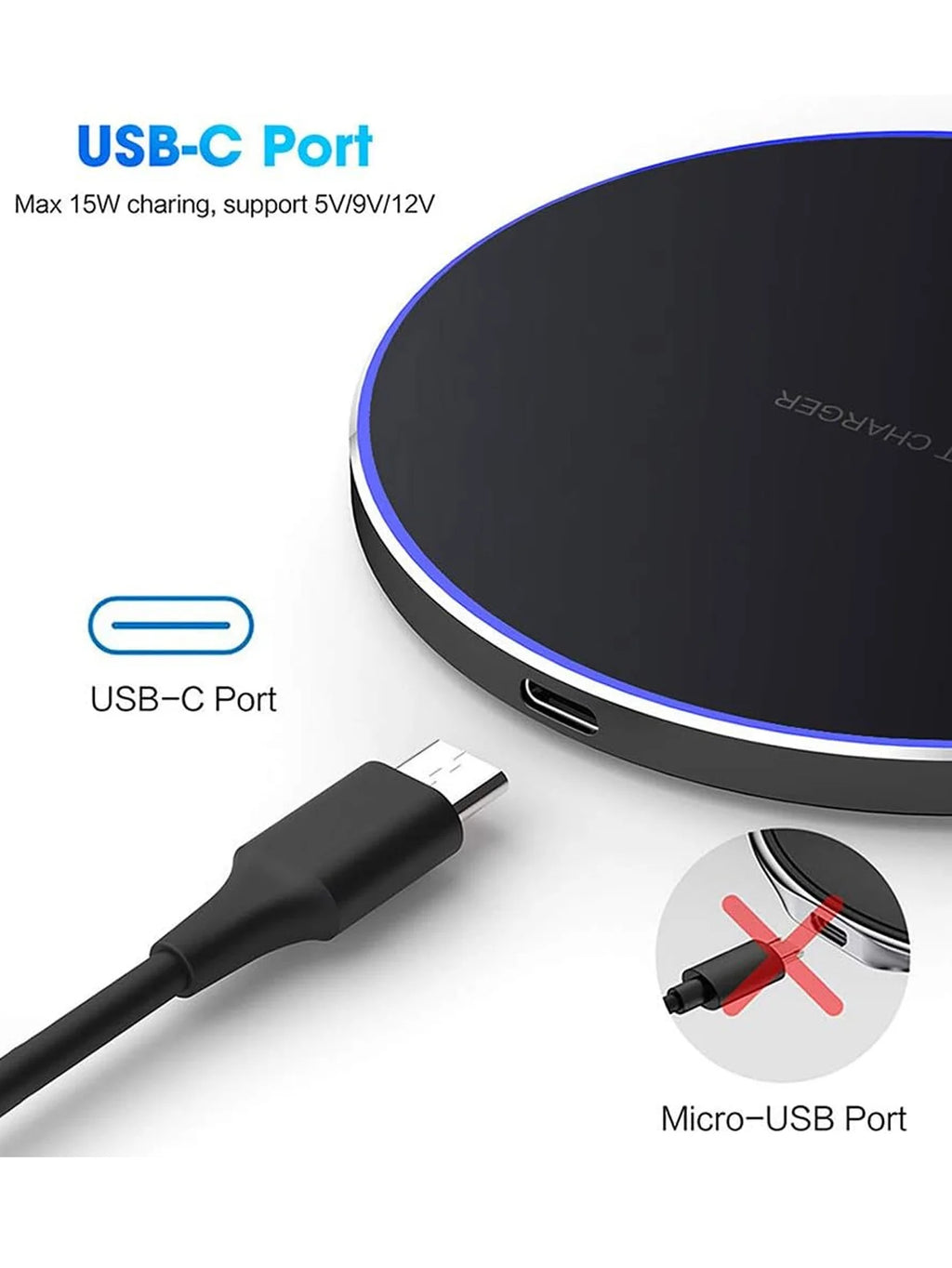 15W Fast Wireless Charging Pad