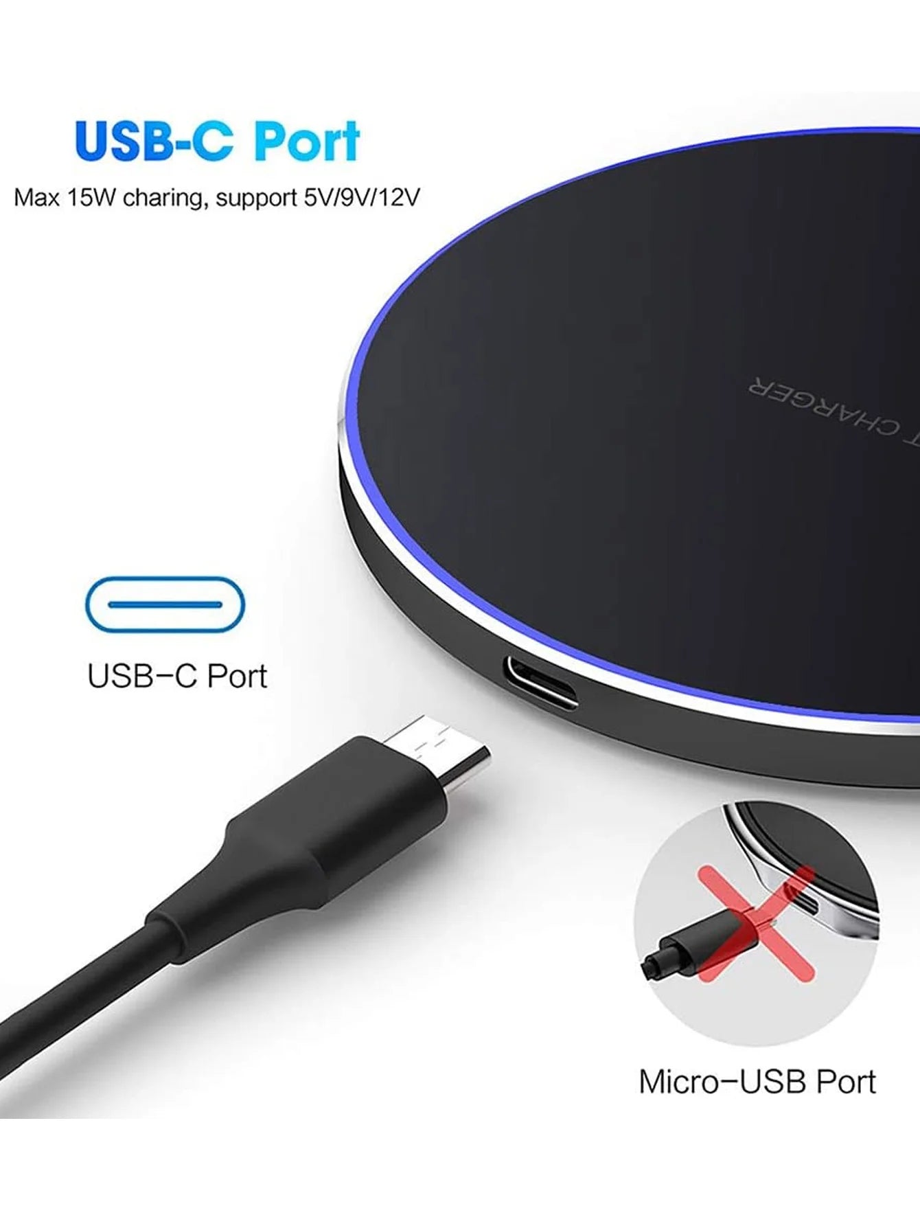 15W Fast Wireless Charging Pad