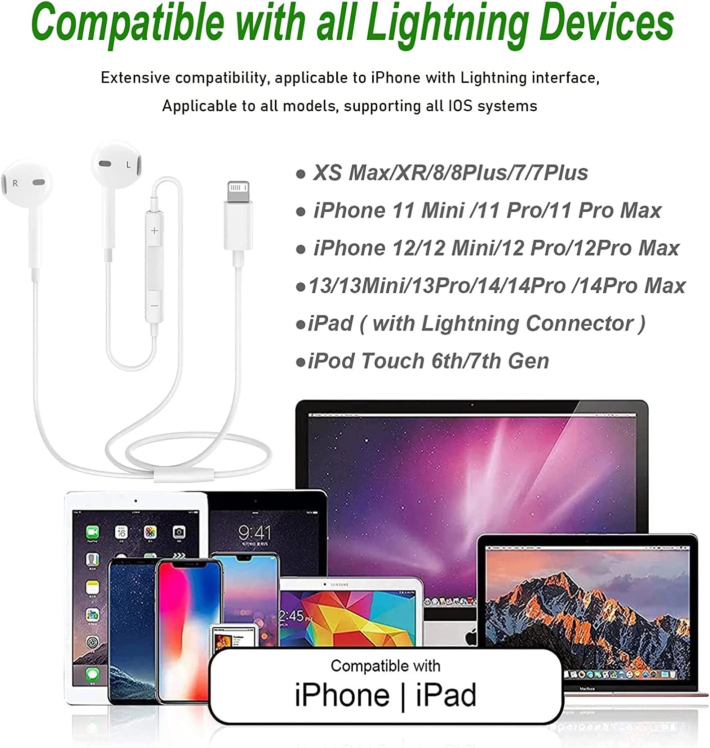 Wired Lightning Earphones