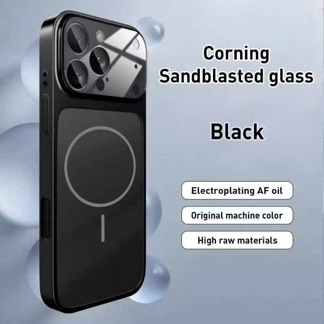 Frosted Glass MagSafe Case