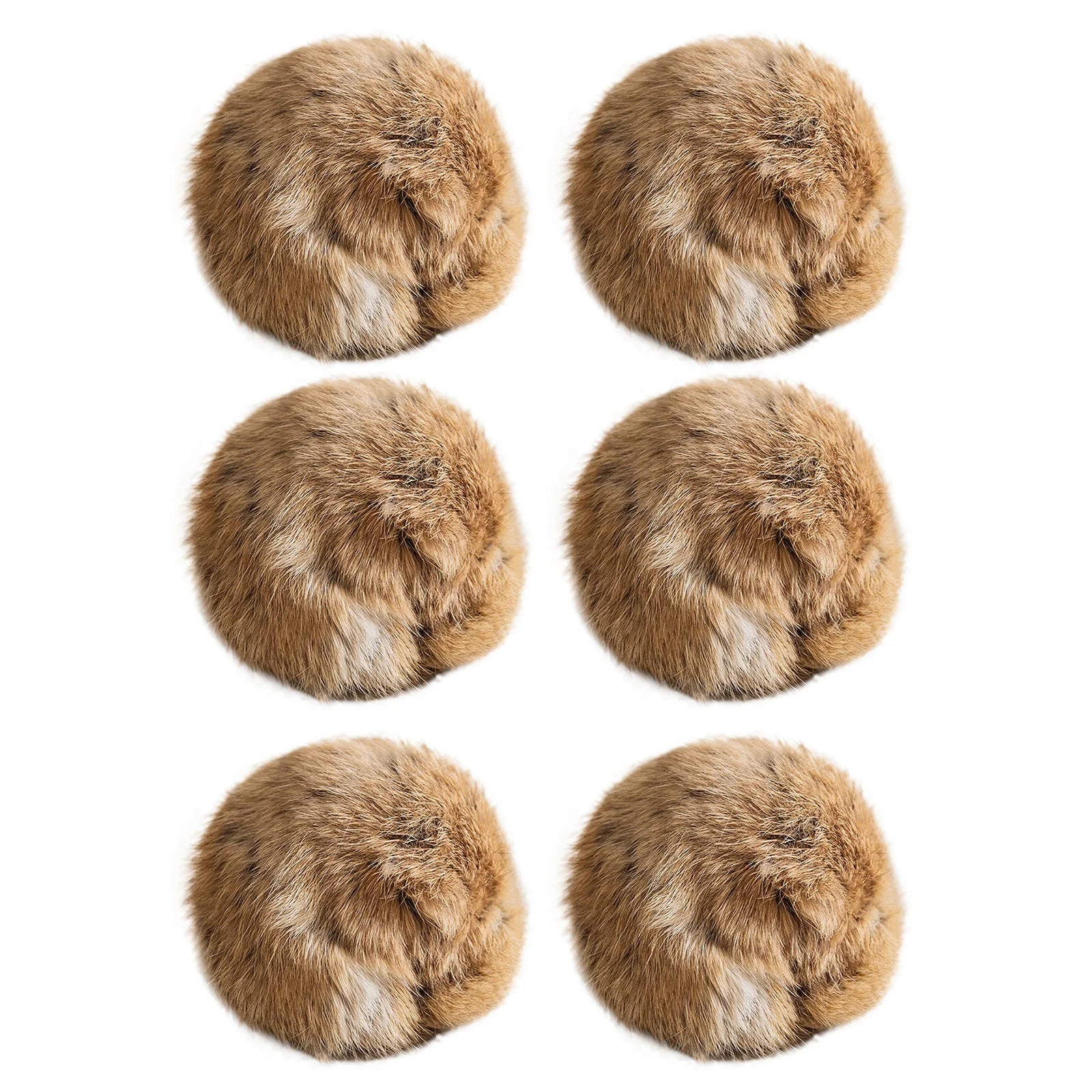 Rabbit Fur Ball Cat Toy