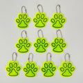 Reflective Paw Keychain Set