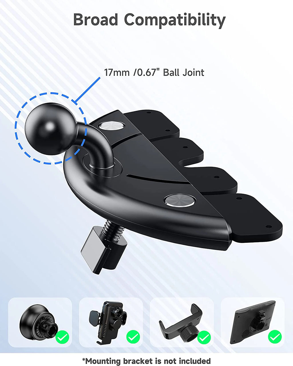 CD Slot Phone Mount